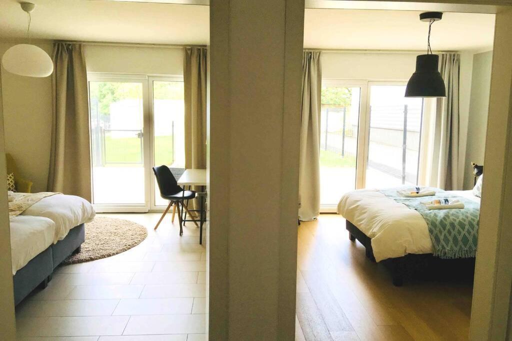 Large Family Retro Flat In City Center- Large Terrace & Garden View, Free Parking Luxemburg Kültér fotó